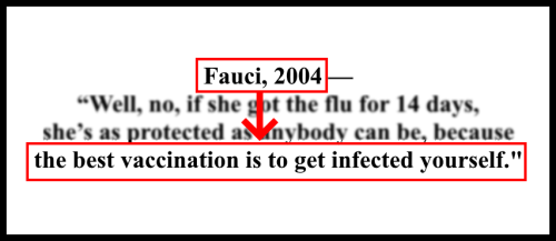 fauci 2004 saying