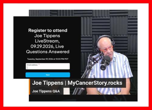 Register to attend Joe Tippens livestream