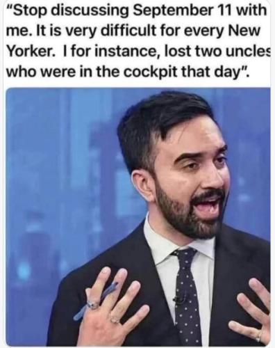 ZOHRAN MAMDANI 911 UNCLES