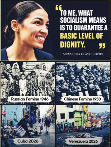 aoc socialism famine
