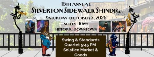 Swing & Standards Quartet Silverton Sidewalk Shindig October 3