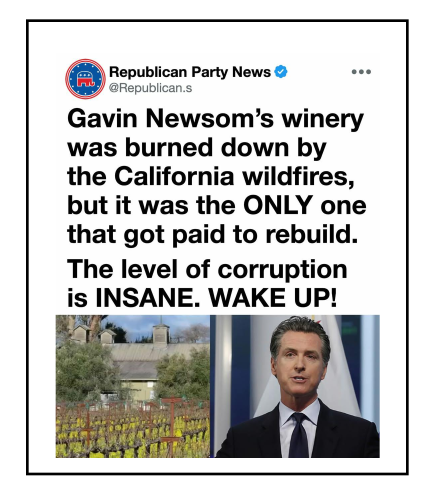 winery burned down
