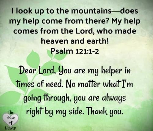 092126 - I look to the mountains, Psa 121-1,2