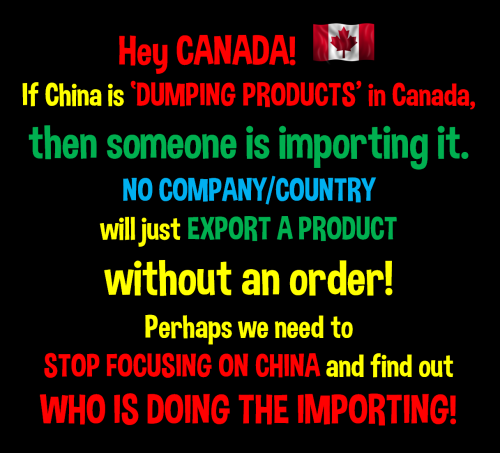 dumping products