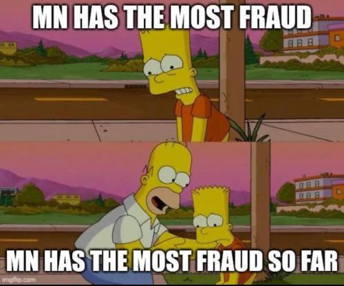MINNESOTA HAS THE MOST FRAUD