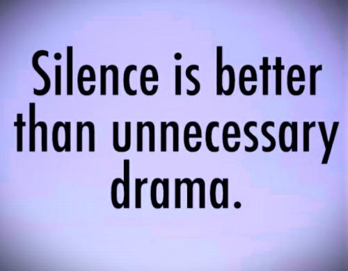 092226 - Silence vs drama