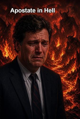 Apostate Tucker Carlson in hell