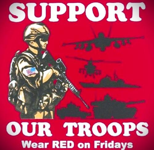 091826 - RED Friday Support troops