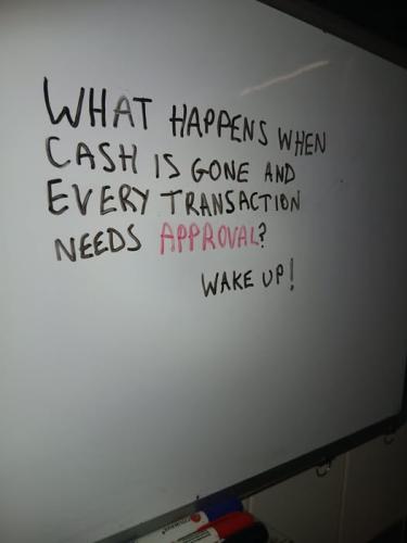 Cash gone