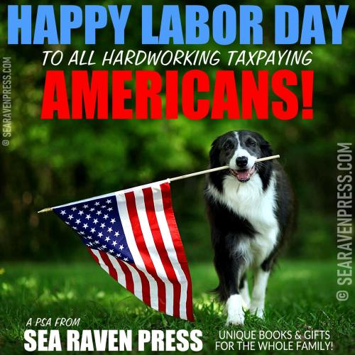 LaborDayDogFlag-SeaRavenPress