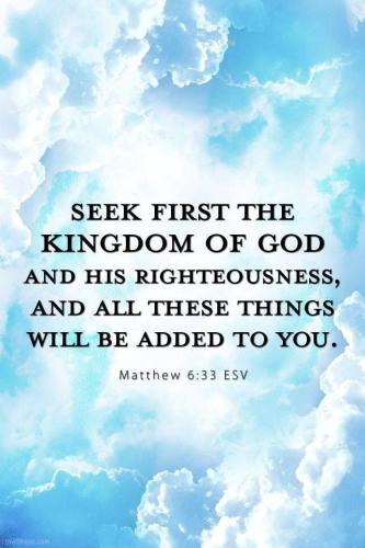 Matthew 6 33 2026 II