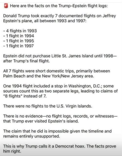 trump flights
