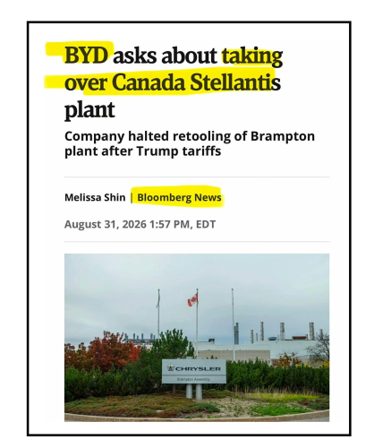 BYD taking over