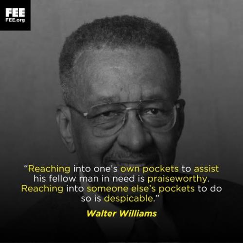 walter williams ones own pockets