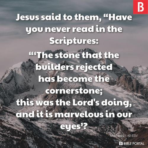 Matthew 21 42 2026