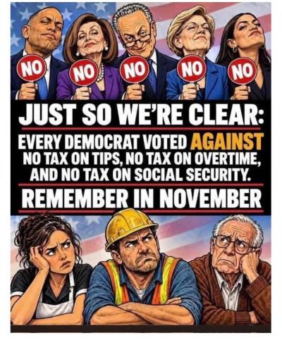 a  no dem vote f