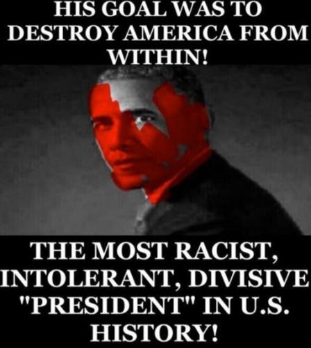 P.O.S. OBAMA BIGGEST RACIST