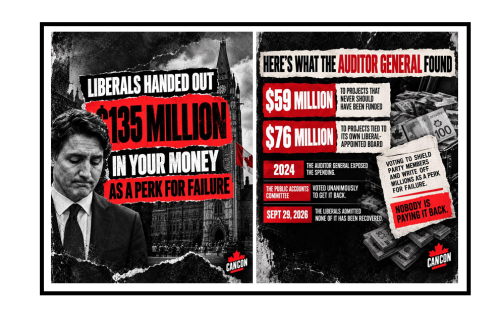 liberals handed out