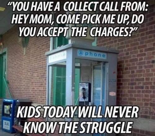 a collect call f