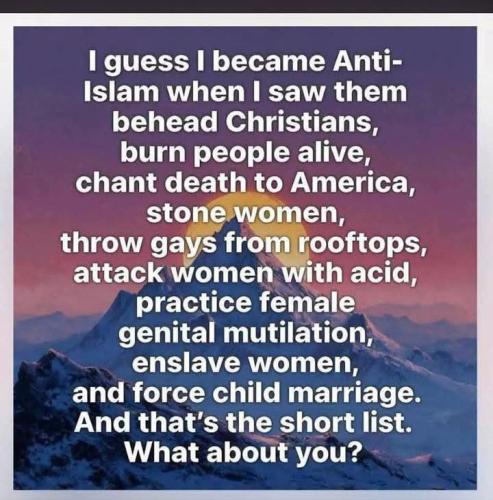 a anti islam f