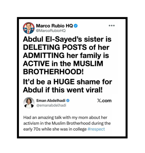 his sister