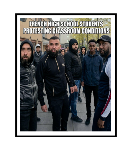 French high school students