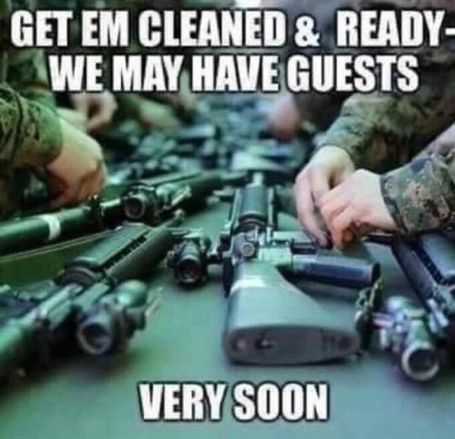 guns very soon