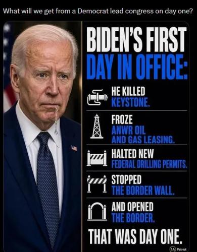 biden oil 1st day