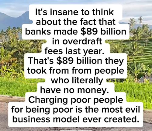 Banks Big Scam On The Poor