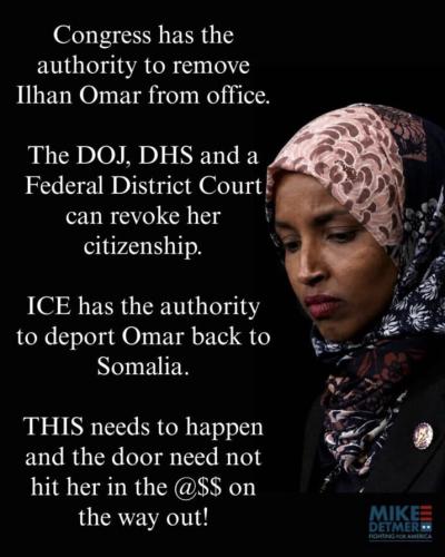 CONGRESS MUST REMOVE ILHAN