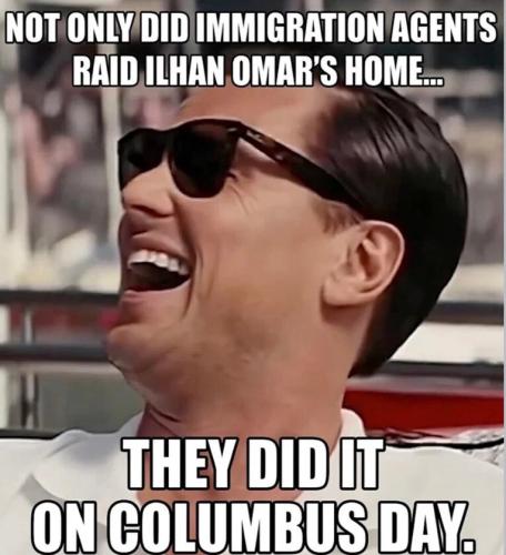 They did it on columbus day