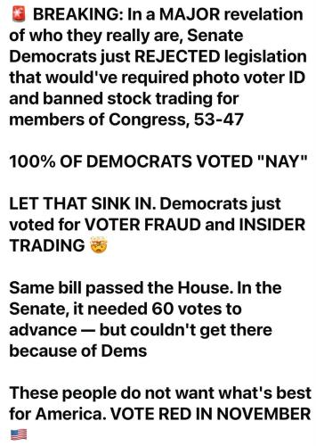 a dem vote f