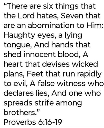 PROVERBS 6  16