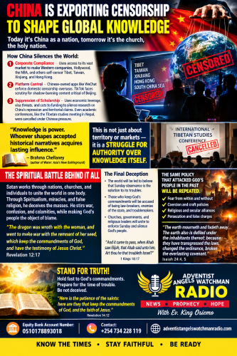Censorship, Prophecy, and Standing for Truth (1)
