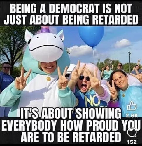 Democrat retard