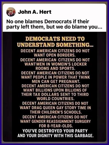 What Dems Want For America