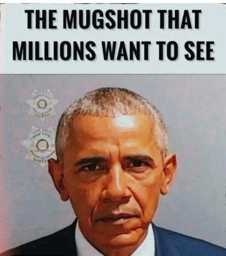OBAMA MUG SHOT