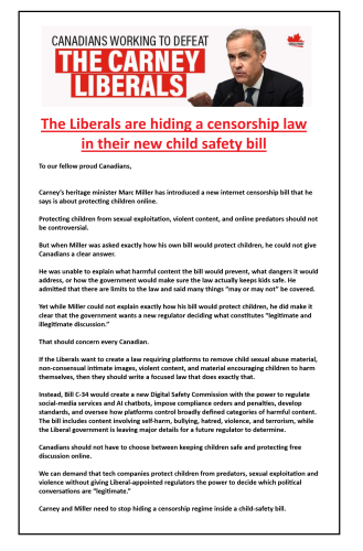 The Liberals are hiding a censorship law in their new child safety bill