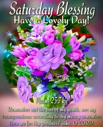 101026 - Sat Blessing; Remember not my sins
