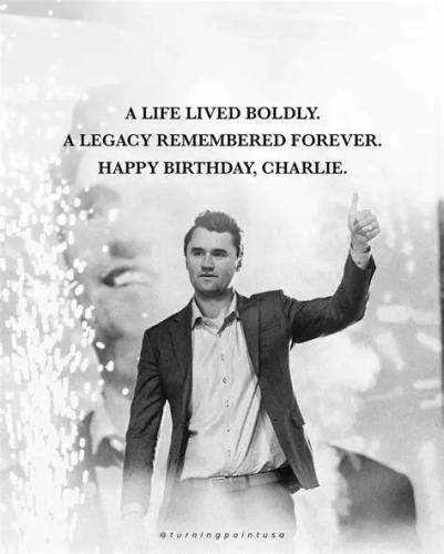 HAPPY BIRTHDAY CHARLIE