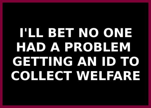 ID And Welfare Checks