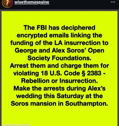 SOROS&FBI