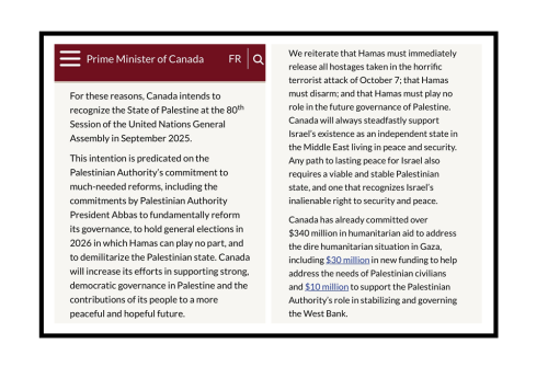 PM statement