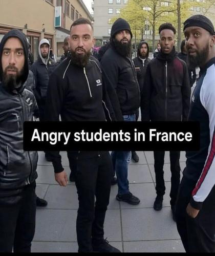 FRANCE ANGRY STUDENTS